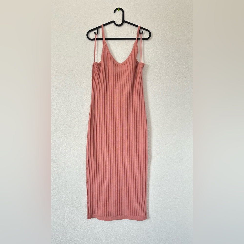 7 for all mankind knit midi dress sz large